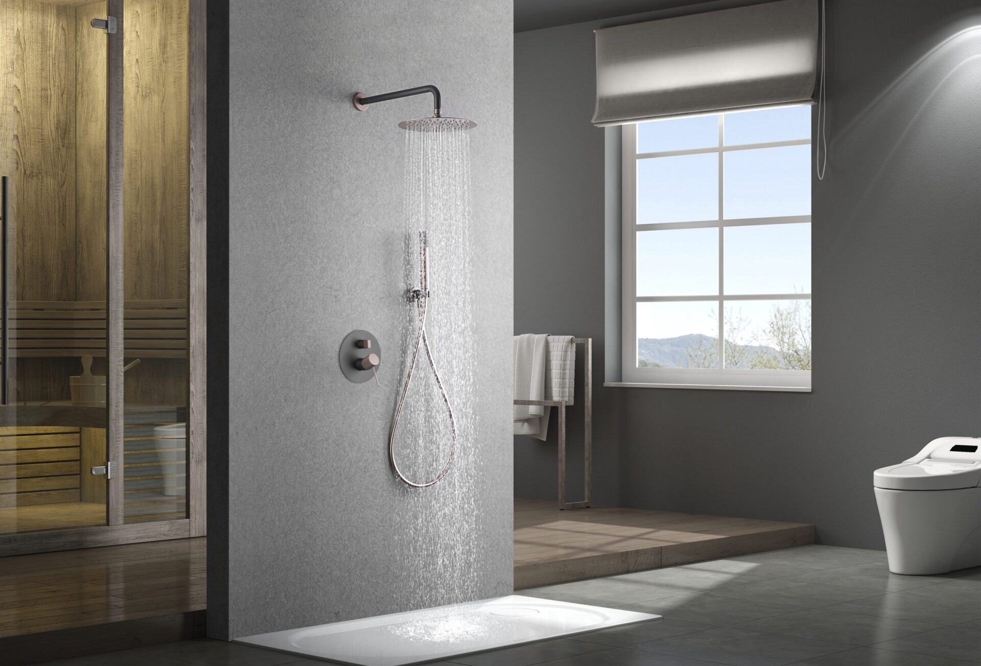 Coluna de duche moderna